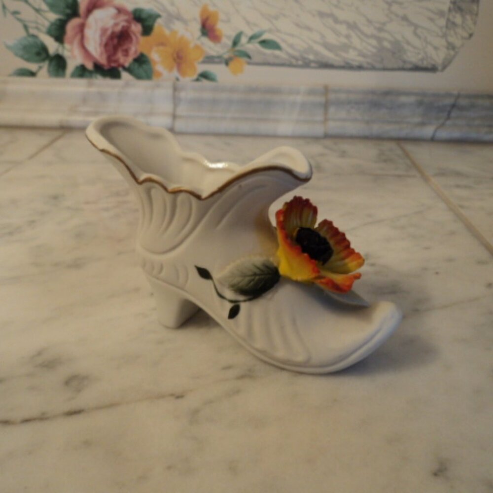 vintage shoe figurine